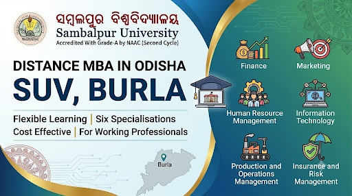Distance MBA in Odisha: SUV Burla, Fees & Specialisations